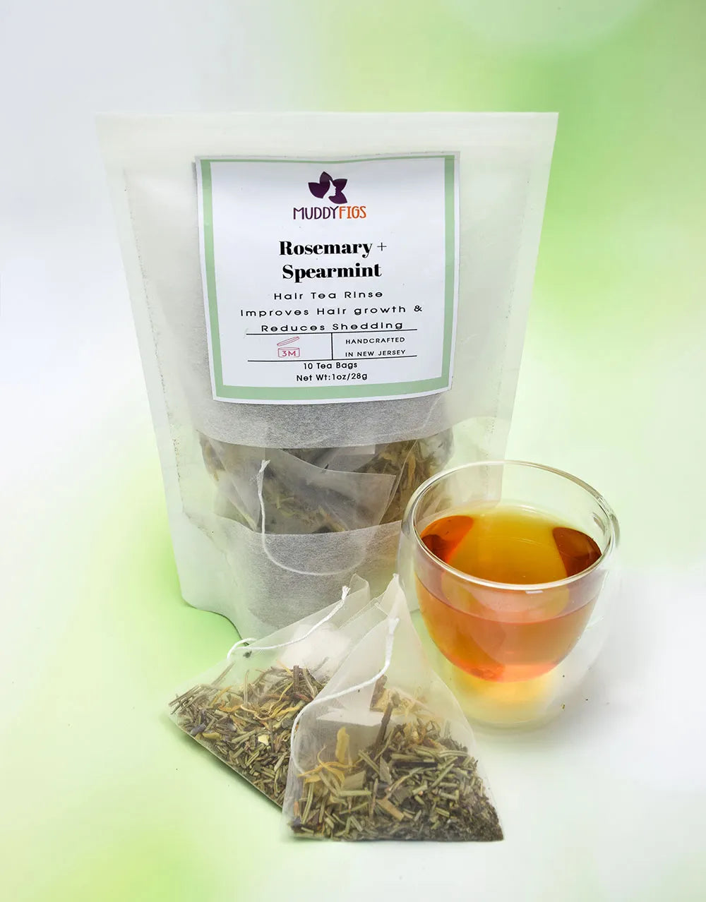 Rosemary + Spearmint Hair Rinse Tea Blend